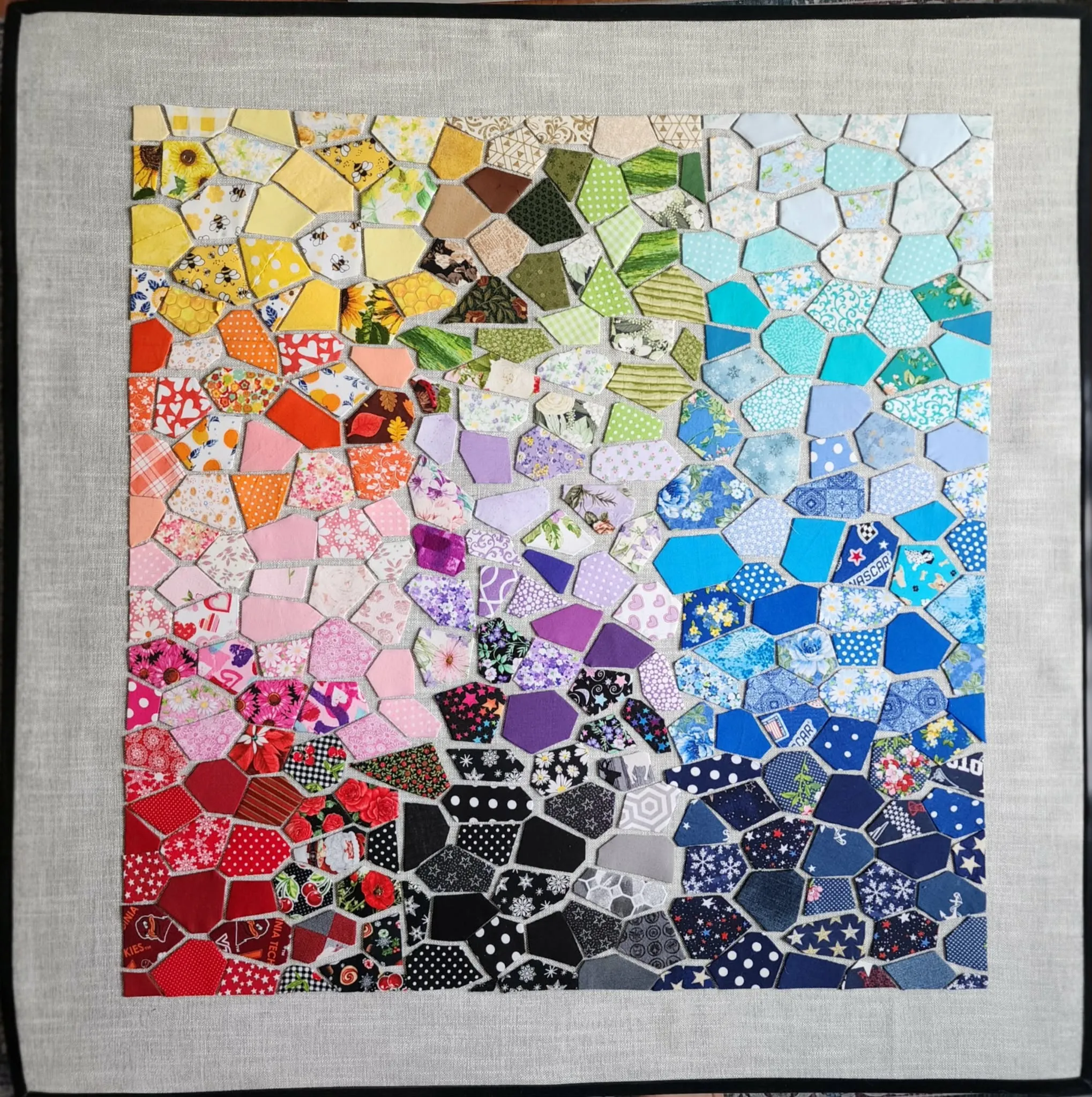 A mosaic of colour