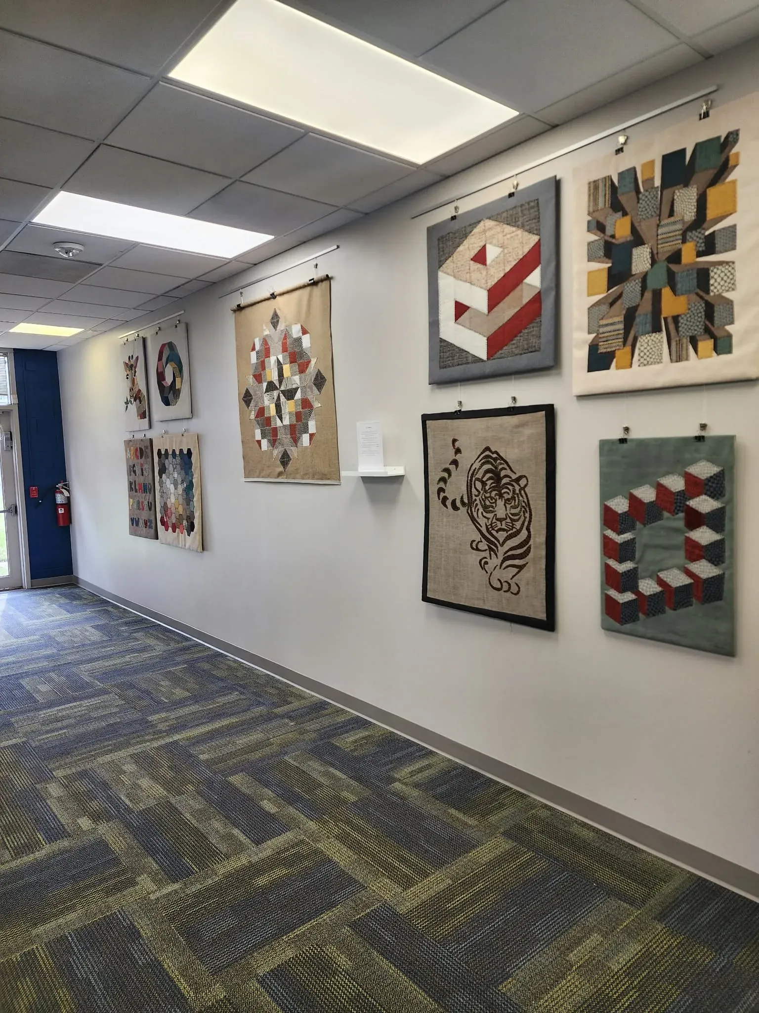 On the gallery wall
